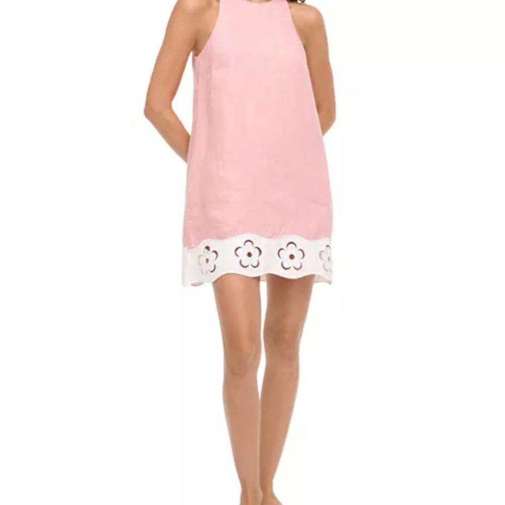 STAUD Mika Linen Dress